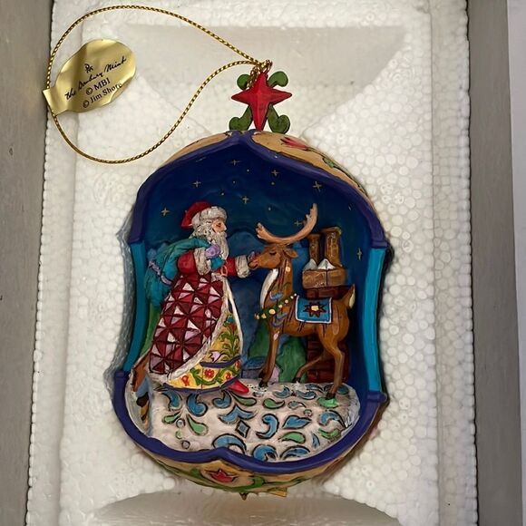 Danbury Mint 2007 "Up On The Rooftop" Annual Ornament by Jim Shore - Picture 3 of 6